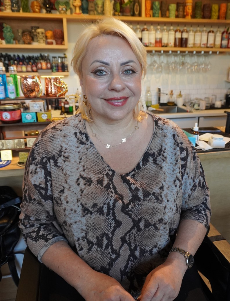 Makeup look for mature skin